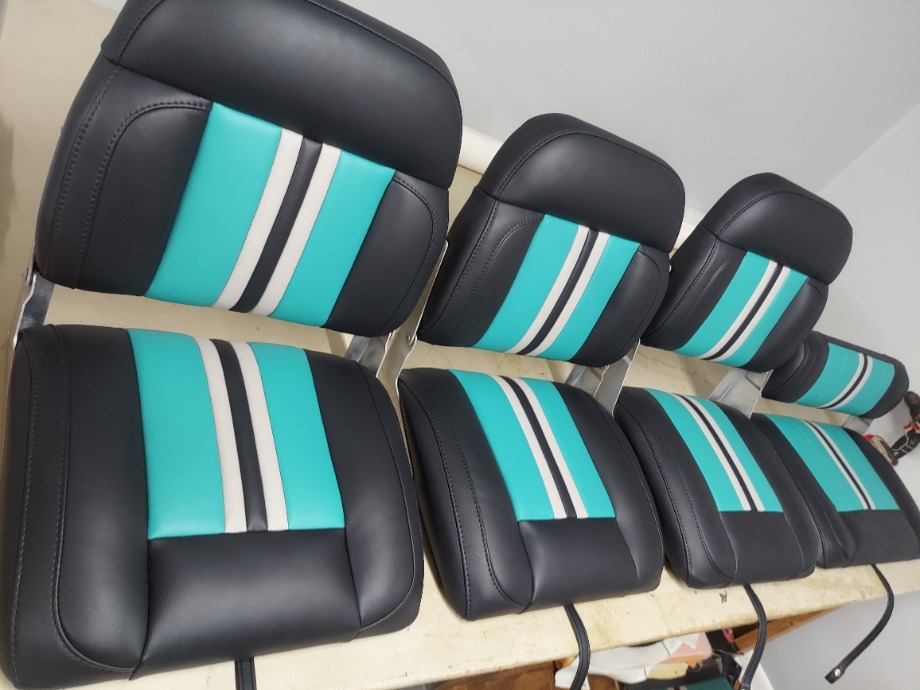 Boat seat restoration  Custom Upholstery 