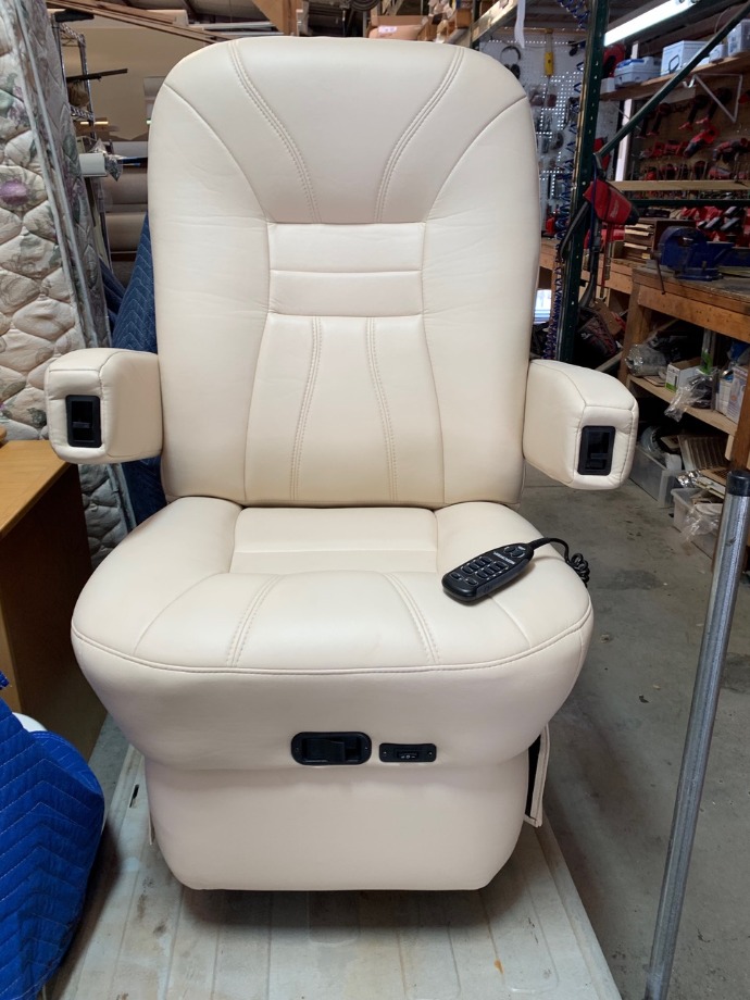 Captain Chair upholstery  Custom Upholstery 