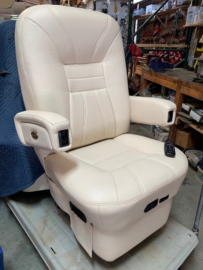 Captain Chair upholstery  Custom Upholstery 