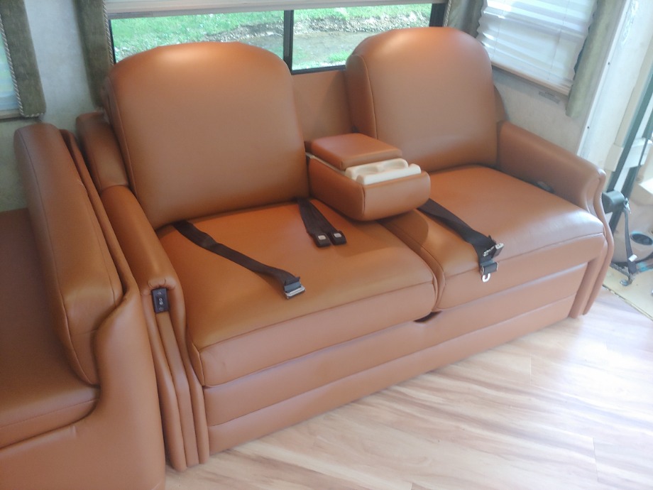 Ultra Leather Couch and Dinette  Custom Upholstery 