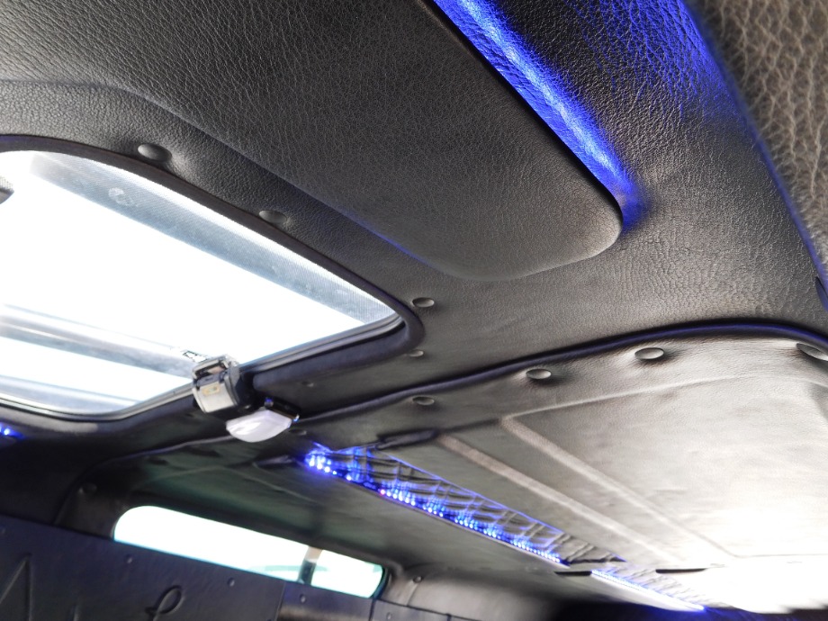 CUSTOM BUILT 3-PIECE HEADLINER WITH LED's  Custom Upholstery 