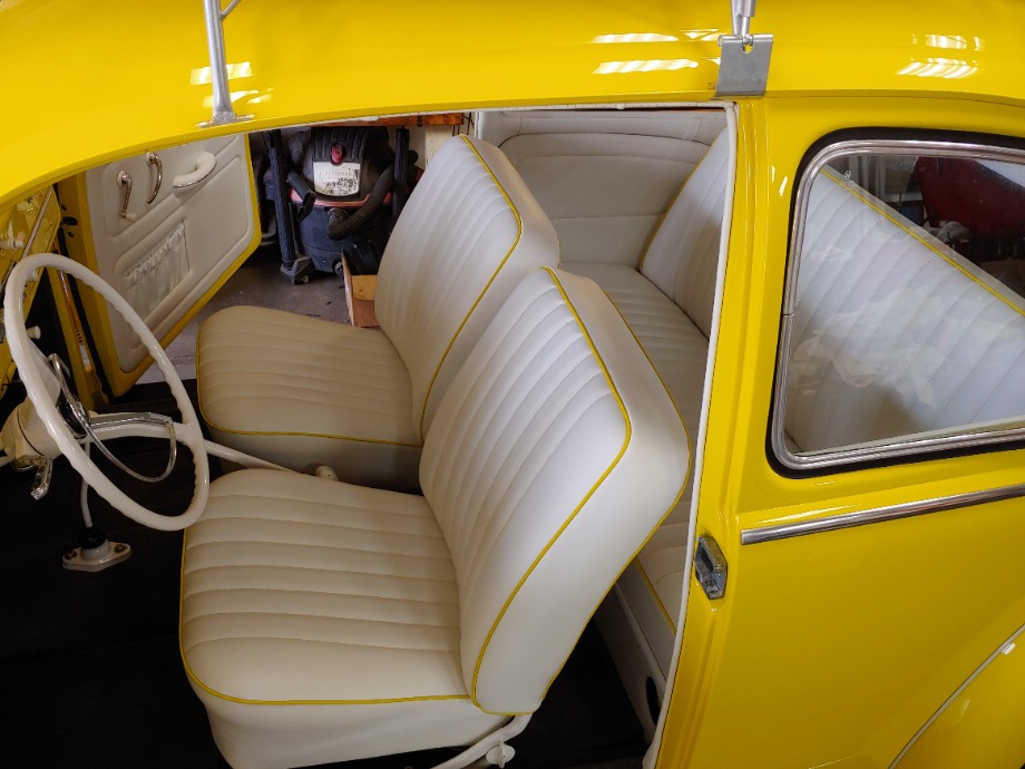 VW Beetle restoration  Custom Upholstery 